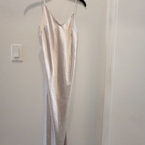 Topshop satin slip dress maxi